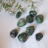 Ruby in Zoisite Tumbled