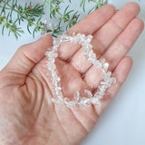 Clear Quartz Chip Bracelet