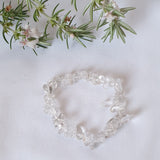Clear Quartz Chip Bracelet