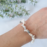 White Howlite Chip Bracelet