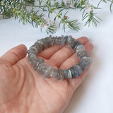 Chunky Labradorite Chip Bracelet