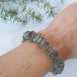 Chunky Labradorite Chip Bracelet