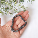 Hematite Chip Bracelet