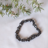 Hematite Chip Bracelet