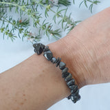 Hematite Chip Bracelet