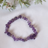 Amethyst Chip Bracelet