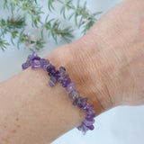 Amethyst Chip Bracelet