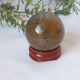 Ocean Jasper Sphere With Stand