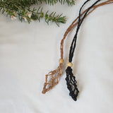 Macrame Necklace - Crystal Holder