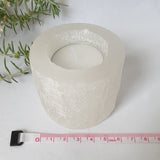 Satin Spar Tea Light Candle Holder - Small