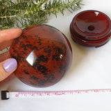 Mahogany Obsidian Sphere With Stand #1
