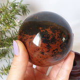 Mahogany Obsidian Sphere With Stand #2