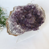 Amethyst Uruguay Druse With Stand - AA Grade
