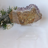 Amethyst Uruguay Druse With Stand - AA Grade