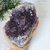 Amethyst Uruguay Druse With Stand - AA Grade