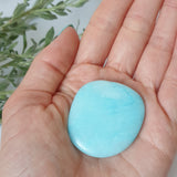 Blue Aragonite Plam Stone