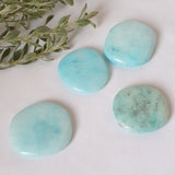 Blue Aragonite Plam Stone