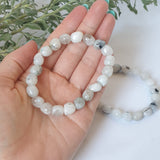 Rainbow Moonstone Tumbled Bracelet