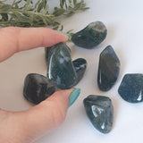 Moss Agate Tumbled