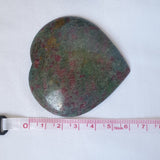 Ruby in Kyanite Heart Slice #2