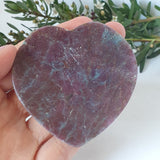 Ruby in Kyanite Heart Slice #3