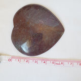 Ruby in Kyanite Heart Slice #3