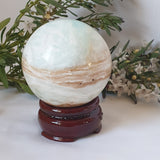 Caribbean Calcite Sphere With Stand