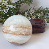 Caribbean Calcite Sphere With Stand