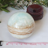 Caribbean Calcite Sphere With Stand