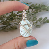 Larimar Necklace - Silver