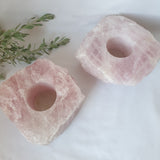 Rose Quartz Tea Light Holder