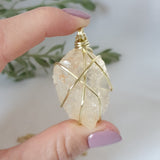 Citrine Necklace - Gold