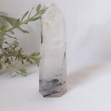 Tourmalinated Quartz Point