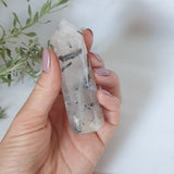 Tourmalinated Quartz Point