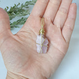 Kunzite Necklace - Gold