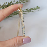 Agate Necklace - Gold