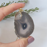Agate Necklace - Gold