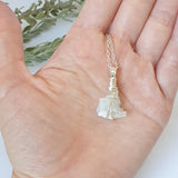 Aquamarine Necklace (AA Grade)- Silver