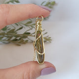 Unakite Necklace - Gold