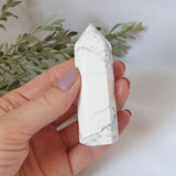White Howlite Point