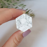 White Howlite Point