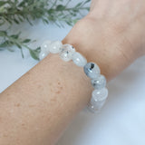 Tourmalinated Quartz Tumbled Bracelet