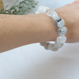 Tourmalinated Quartz Tumbled Bracelet