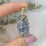 Lapis Lazuli Necklace - Gold