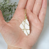 Mangano Calcite Necklace - Gold