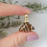 Tiger Eye Necklace - Gold