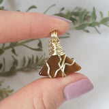 Tiger Eye Necklace - Gold