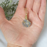 Celestite Necklace - Gold