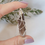 Smoky Quartz - Silver