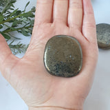 Pyrite Plam Stone
